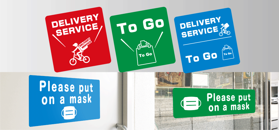 COVID-19 countermeasure sticker