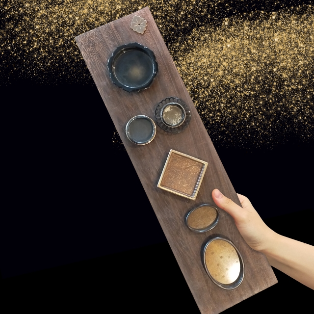 Fusuma puller interior board [antique]