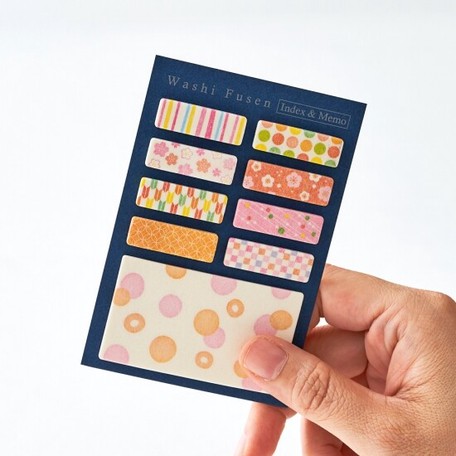 Post-it／Sticky note（Washi Japanese traditional paper ）Japanese pattern Pink（5 set）-LS00570