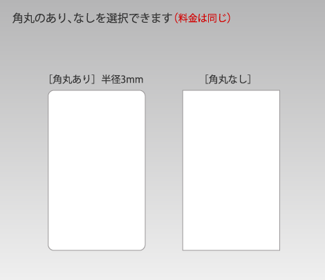 ショップカード 54×85mm マットポスト（自由にデザイン）-印刷ネット