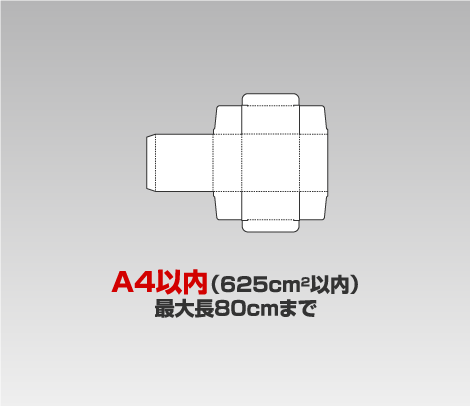 紙パッケージの試作 ［A4（625cm2）以内］